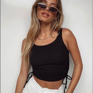 Princess Polly BRAND NEW Madelyn Top Black